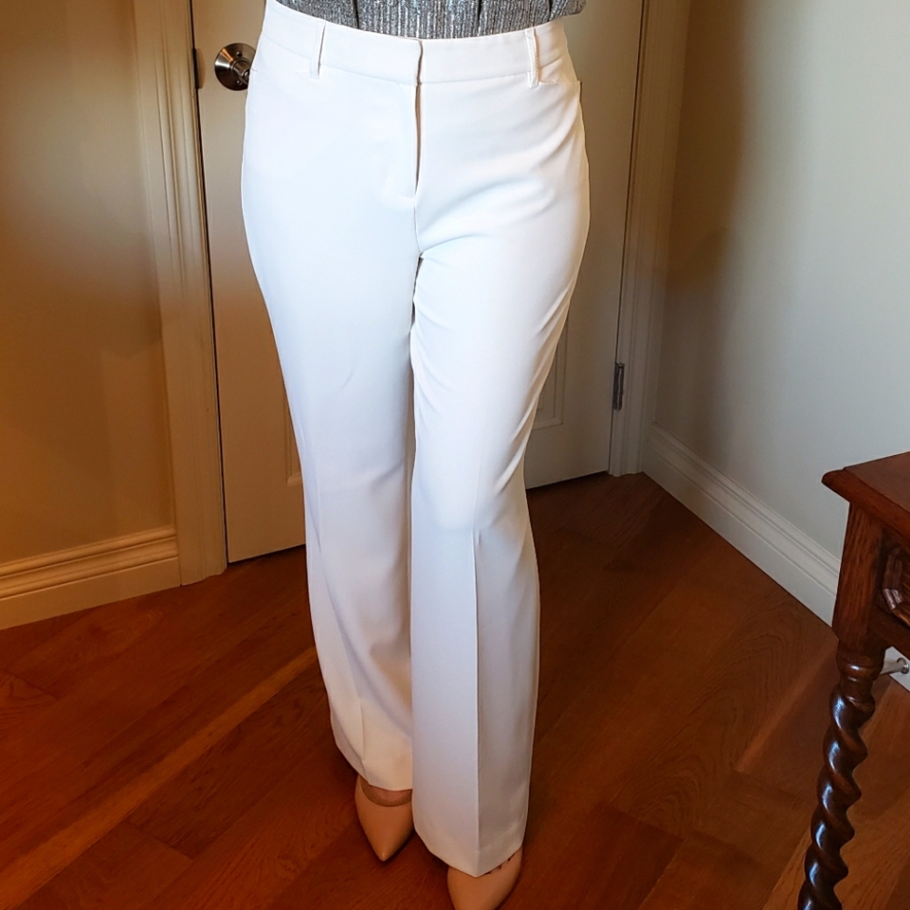 WHBM Cream Colour Dress Pants